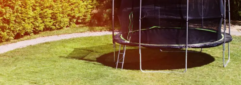 do trampolines have to be on grass